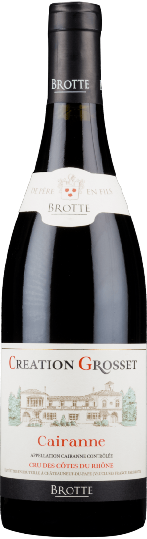 Côtes du Rhône "Cru Cairanne", Famille Brotte "Creation Grosset"